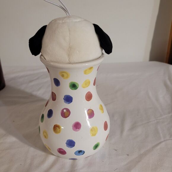 3 Cermaic Pieces 2 Mugs & Vase W/ Plush - Picture 12 of 16